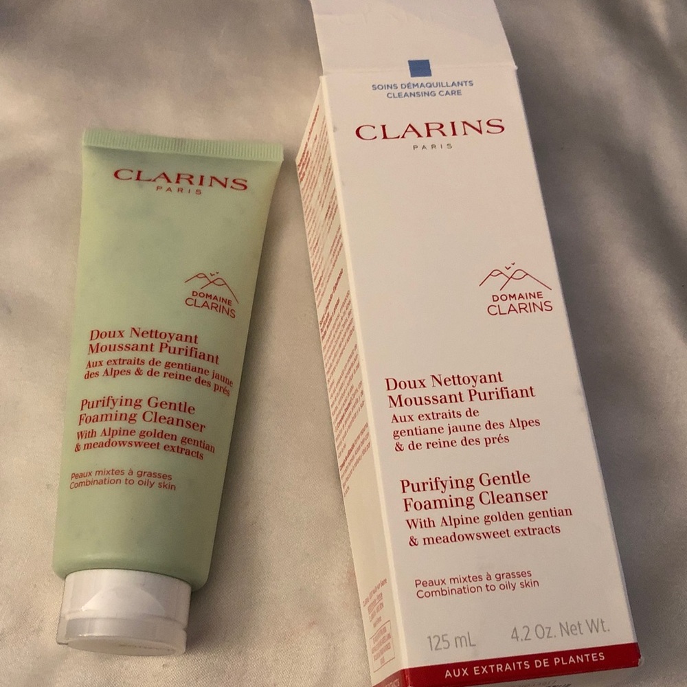 Clarins Purifying Gentle Foaming Cleanser 125ml Sealed NIB Full Size